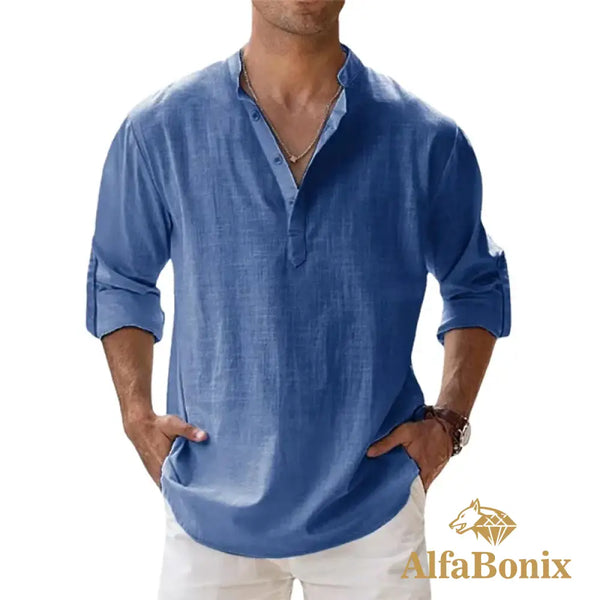 Camisa de Linho AlfaBonix Breezy