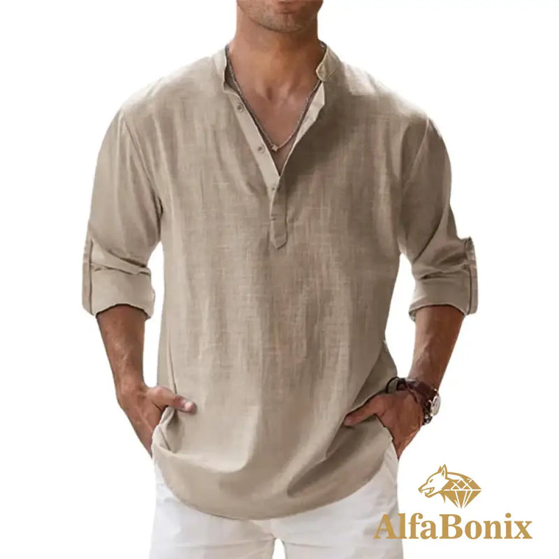 Camisa de Linho AlfaBonix Breezy