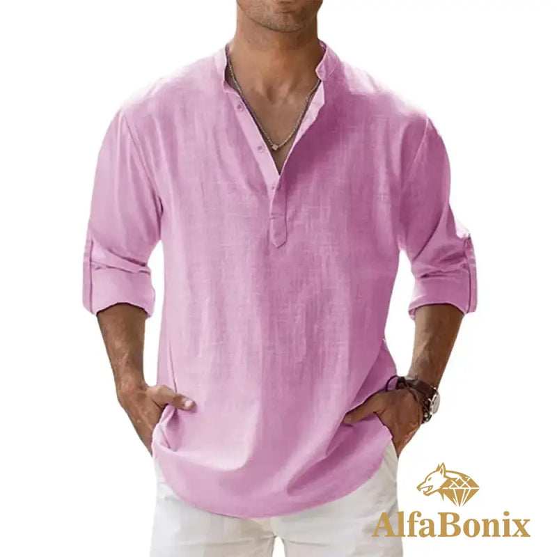 Camisa de Linho AlfaBonix Breezy