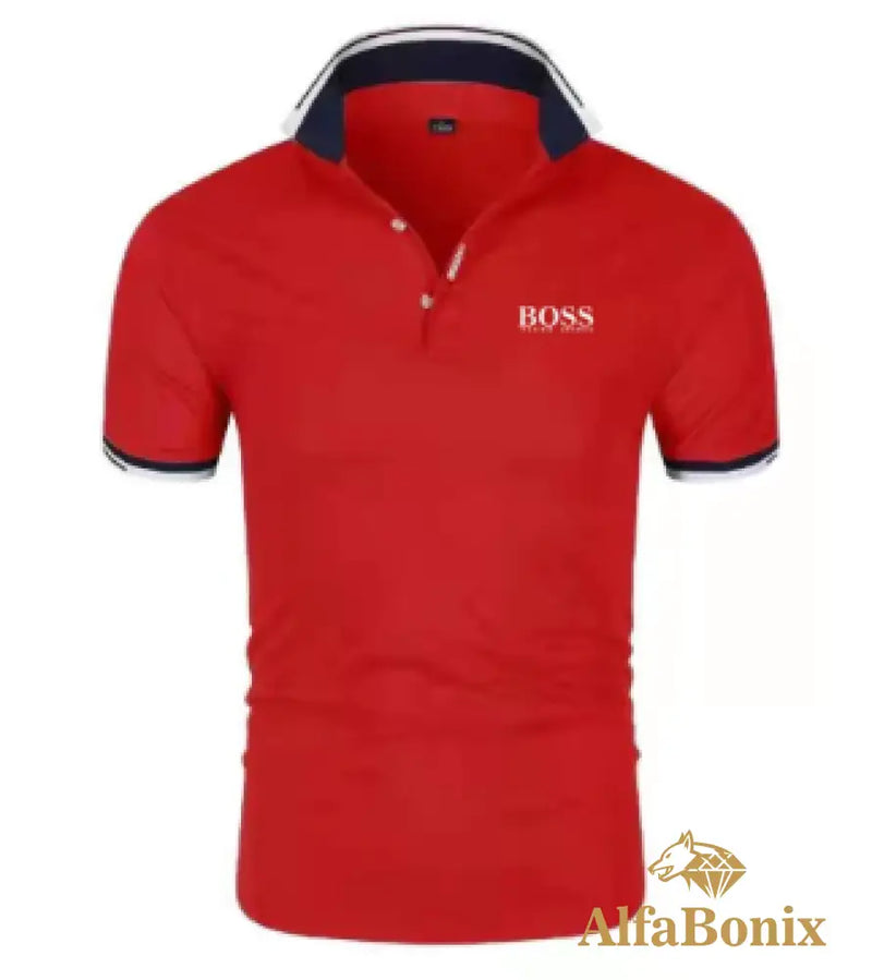 Camisa Polo Alfa Boss