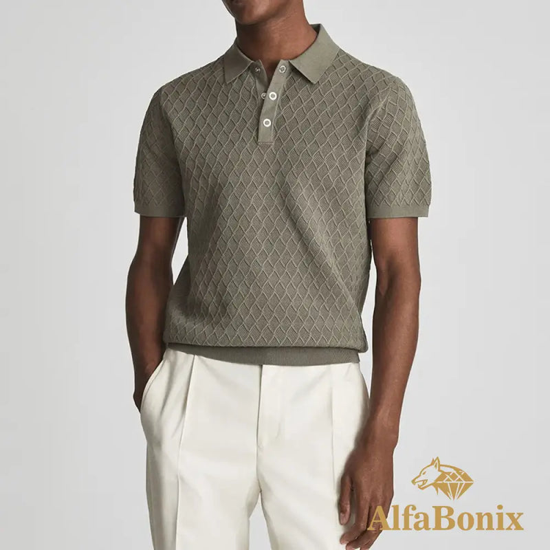 Camisa Polo AlfaBonix Slim Stretch