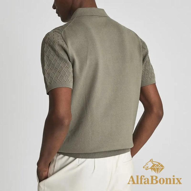 Camisa Polo AlfaBonix Slim Stretch