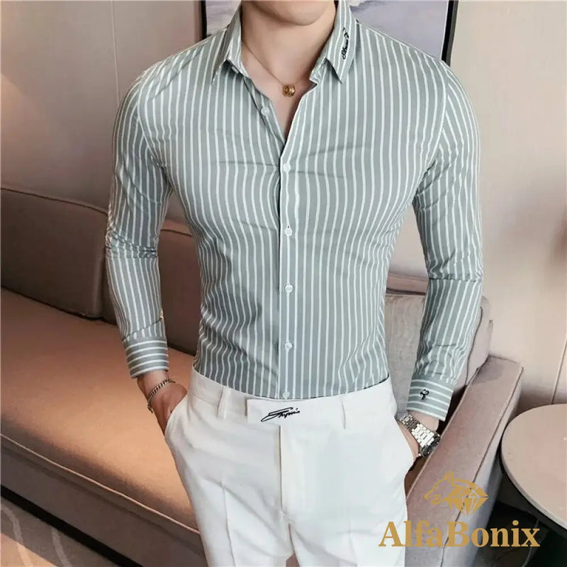 Camisa Social AlfaBonix British Style