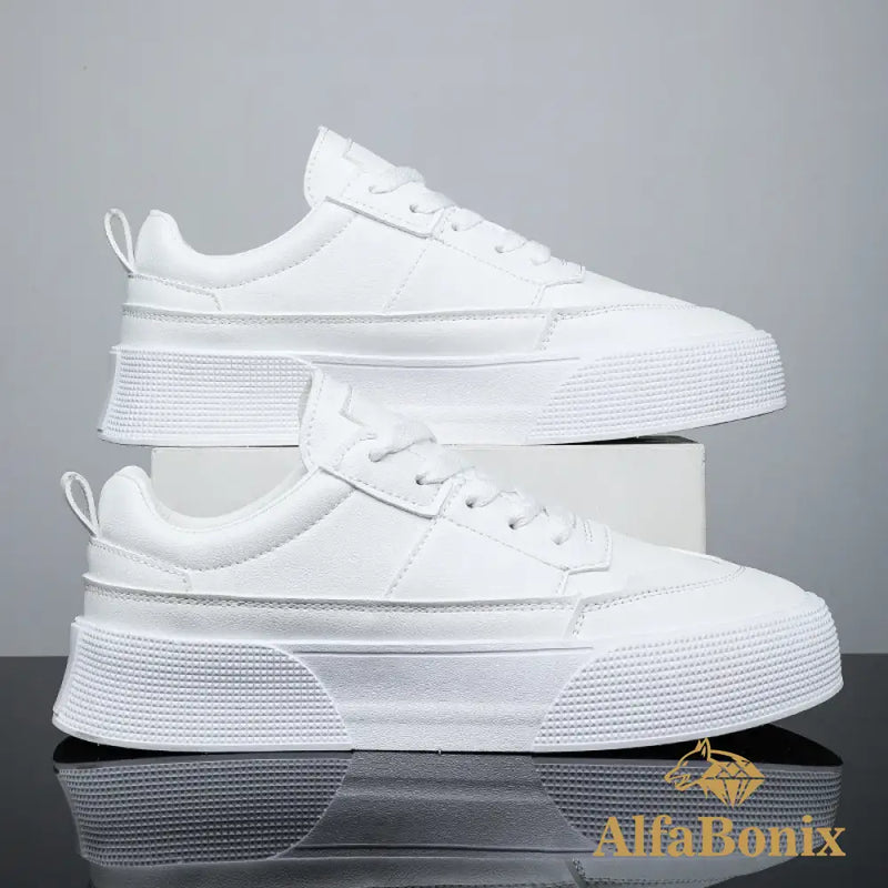 Tênis Alfabonix White Mesh